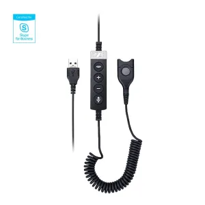Sennheiser Quick Disconnect USB Cord with Call Control (Skype for Business Certified)