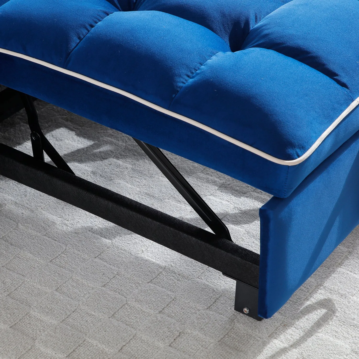 Streamdale 3-in-1 Convertible Sofa Bed Sleeper Chair (Blue)