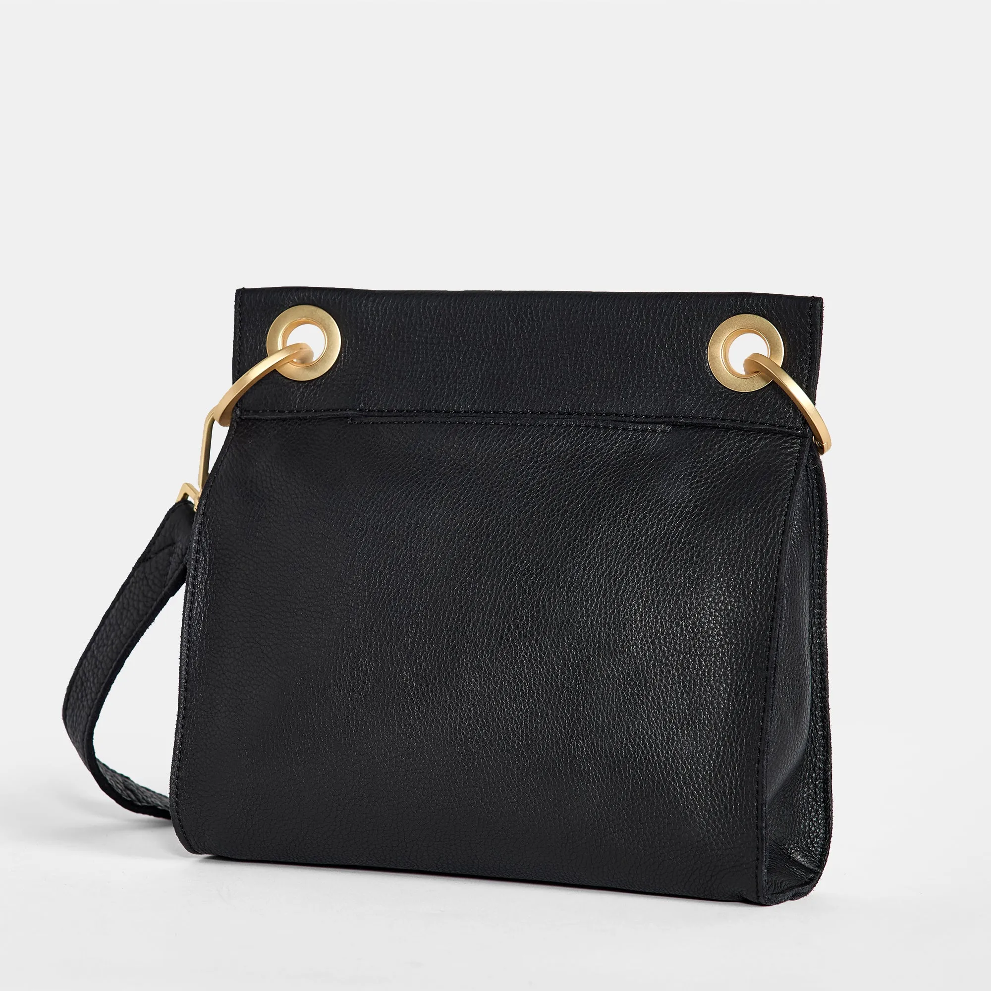 Tony | Black/Brushed Gold Red Zip | Med