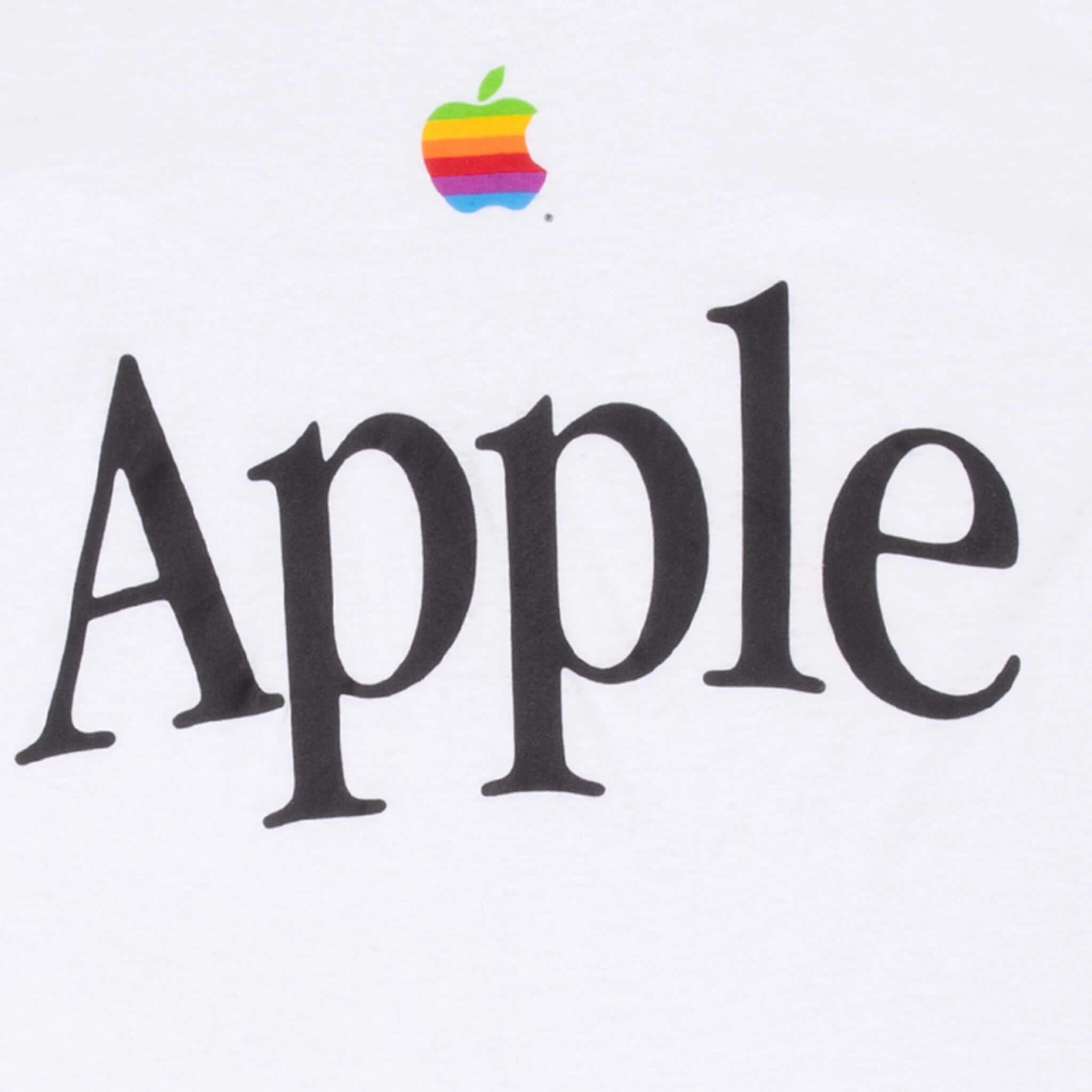 VINTAGE APPLE COMPUTERS 1980S HANES TEE SHIRT MEDIUM MADE IN USA