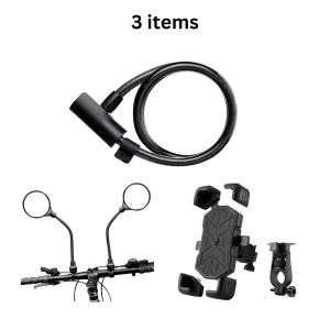 Viribus Accessories Package - Lock & Phone Holder & Mirror