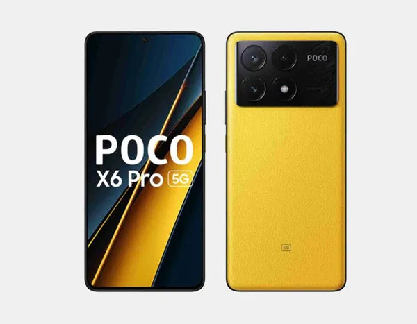 Xiaomi Poco X6 PRO 5G 256GB ROM 8GB RAM Dual SIM GSM Unlocked - Yellow