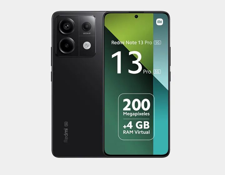 Xiaomi Redmi Note 13 Pro 5G Dual SIM 128GB ROM 8GB RAM Global GSM Unlocked - Black
